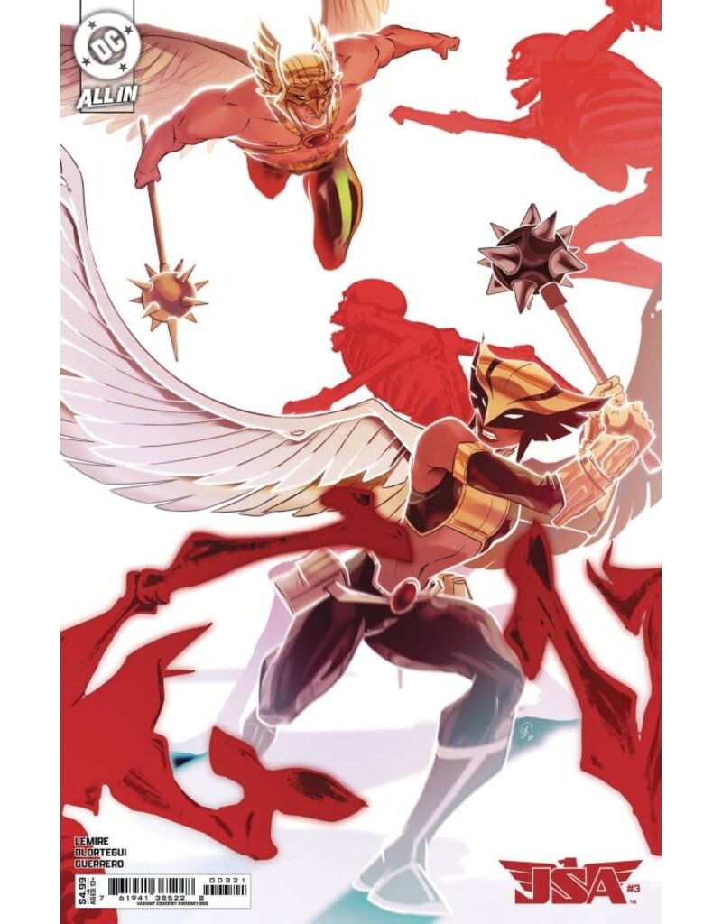 DC COMICS JSA #3  Cover B Sweeney Boo Card Stock Variant