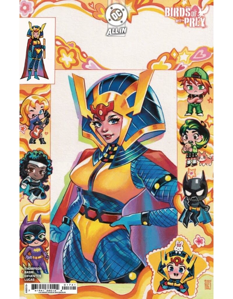 DC COMICS Birds of Prey #17  Cover D 1:25 Rian Gonzales Card Stock Variant