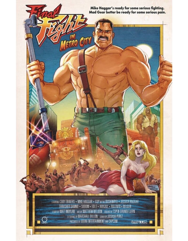 udon Final Fight #3 Cover C 1:5 Josh Perez Variant