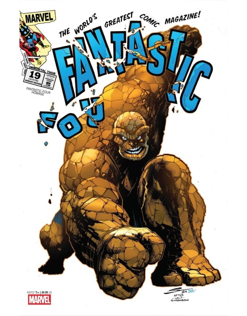 Marvel Comics The Immortal Thor #19 Gerardo Sandoval Fantastic Four Homage Variant
