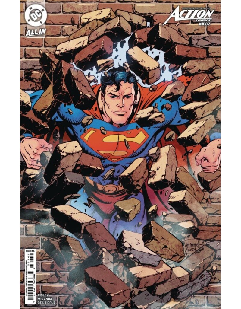 DC COMICS Action Comics #1082 Cover D 1:25 Tom Grummett Card Stock Variant