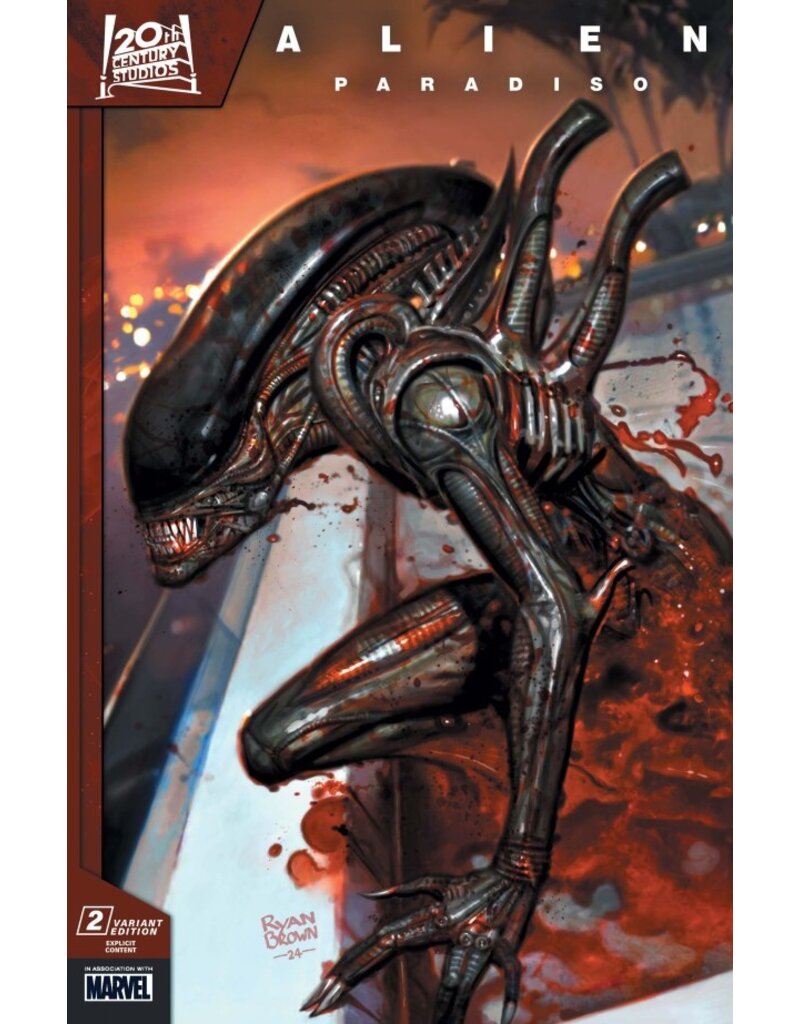 Marvel Comics Alien: Paradiso #2 1:25 Ryan Brown Variant