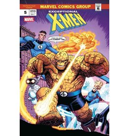 Marvel Comics Exceptional X-Men #5 Nick Bradshaw Fantastic Four Homage Variant
