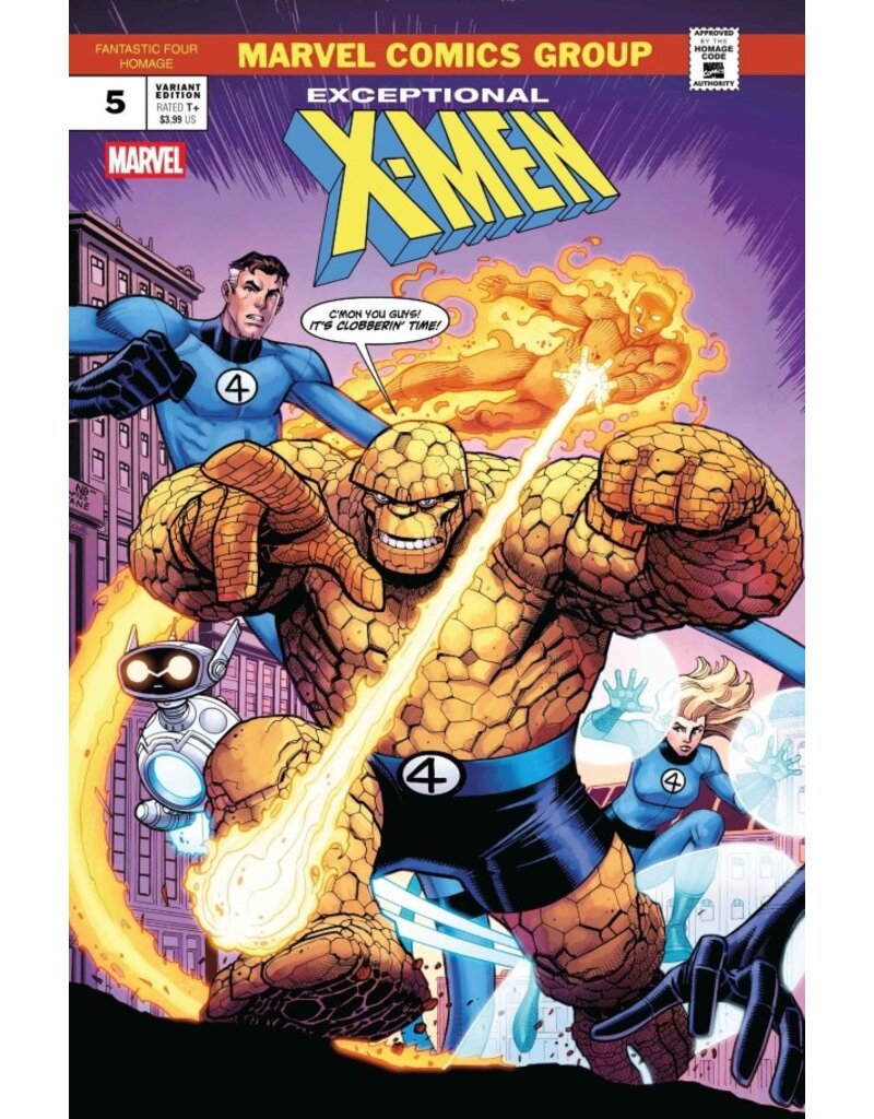 Marvel Comics Exceptional X-Men #5 Nick Bradshaw Fantastic Four Homage Variant