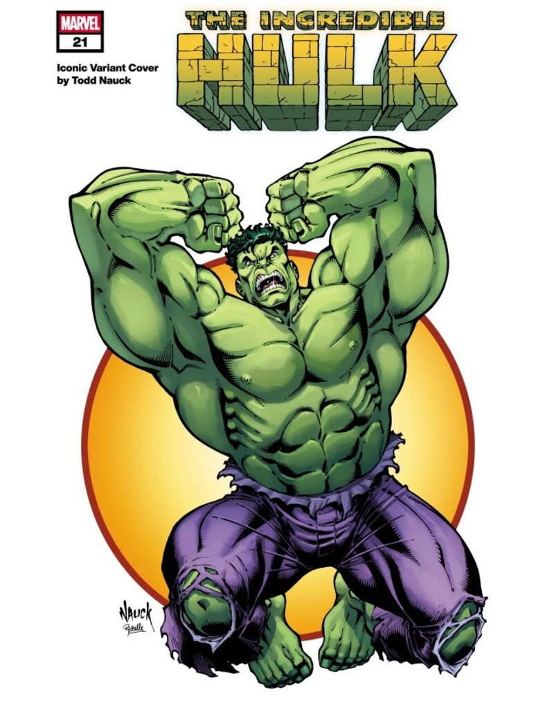 Marvel Comics The Incredible Hulk #21 Todd Nauck Iconic Variant