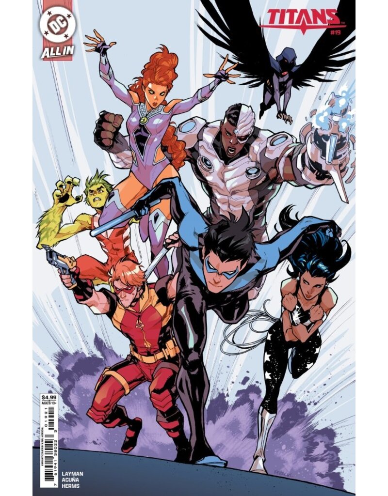 DC COMICS Titans #19 Cover B Karl Kerschl Card Stock Variant