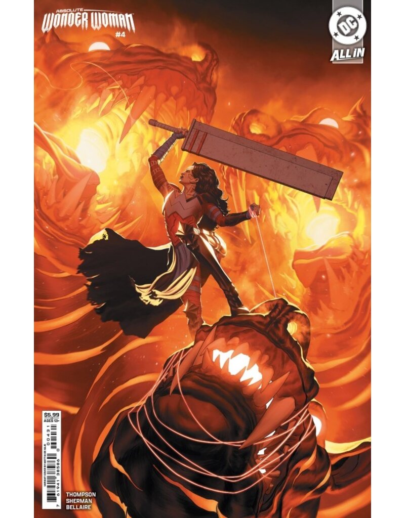 DC COMICS Absolute Wonder Woman #4 Cover C Mattia De Iulis Card Stock Variant