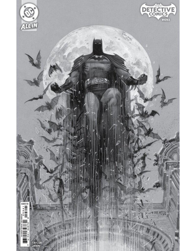 DC COMICS Detective Comics #1093 Cover D 1:25 Juan Ferreyra Black & White Card Stock Variant