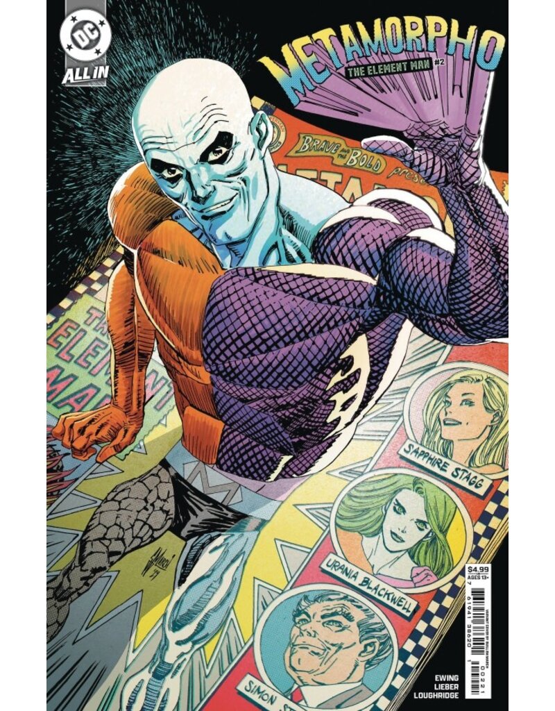 DC COMICS Metamorpho: The Element Man #2 Cover B Guillem March Card Stock Variant