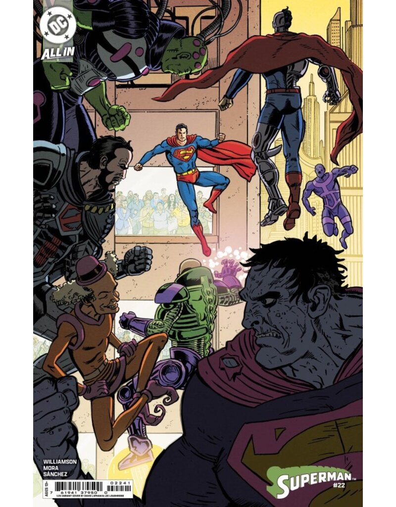 DC COMICS Superman #22 Cover F 1:25 David Lapham Card Stock Variant