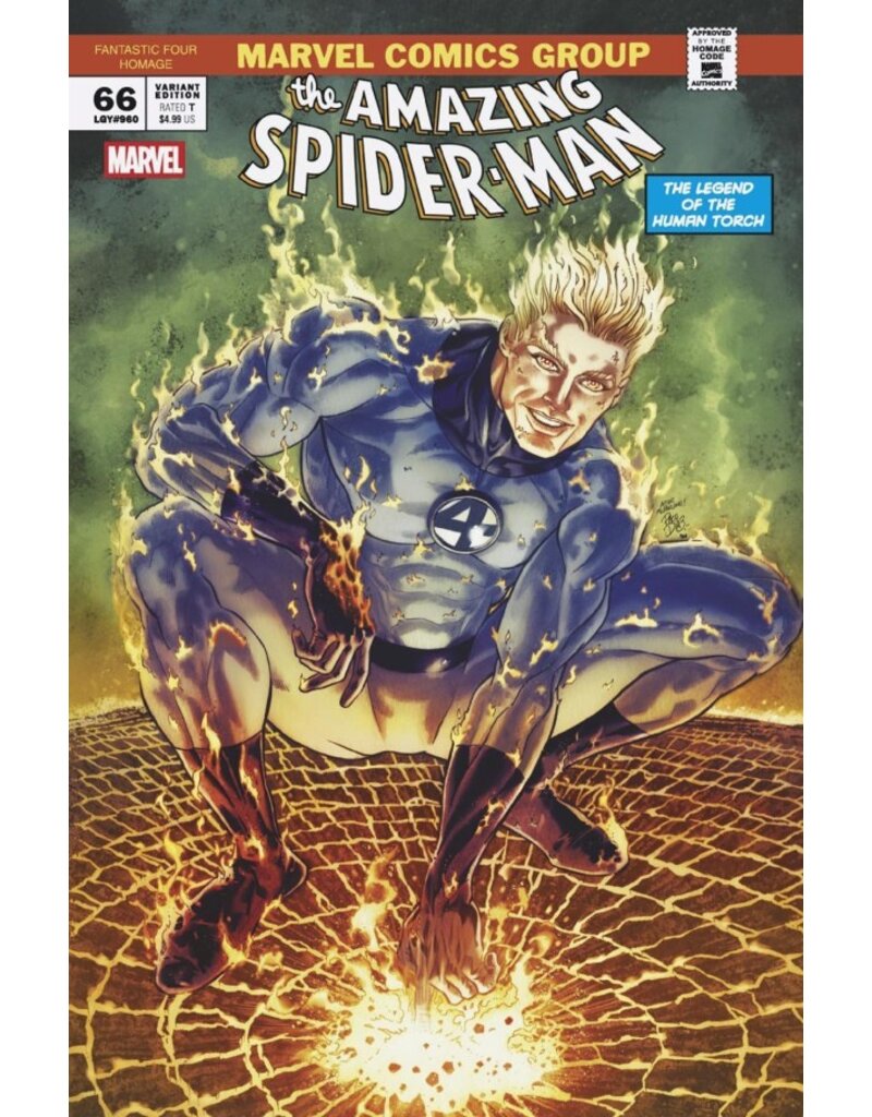 Marvel Comics The Amazing Spider-Man #66 Paco Diaz Fantastic Four Homage Variant