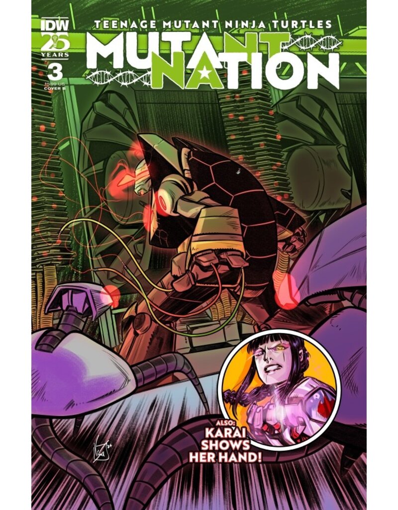 IDW Publishing Teenage Mutant Ninja Turtles: Mutant Nation #3 Cover B Vincenzo Federici Variant