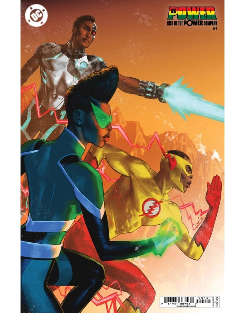 DC COMICS DC Power: Rise of the Power Company #1 Cover C Davi Go Card Stock Variant