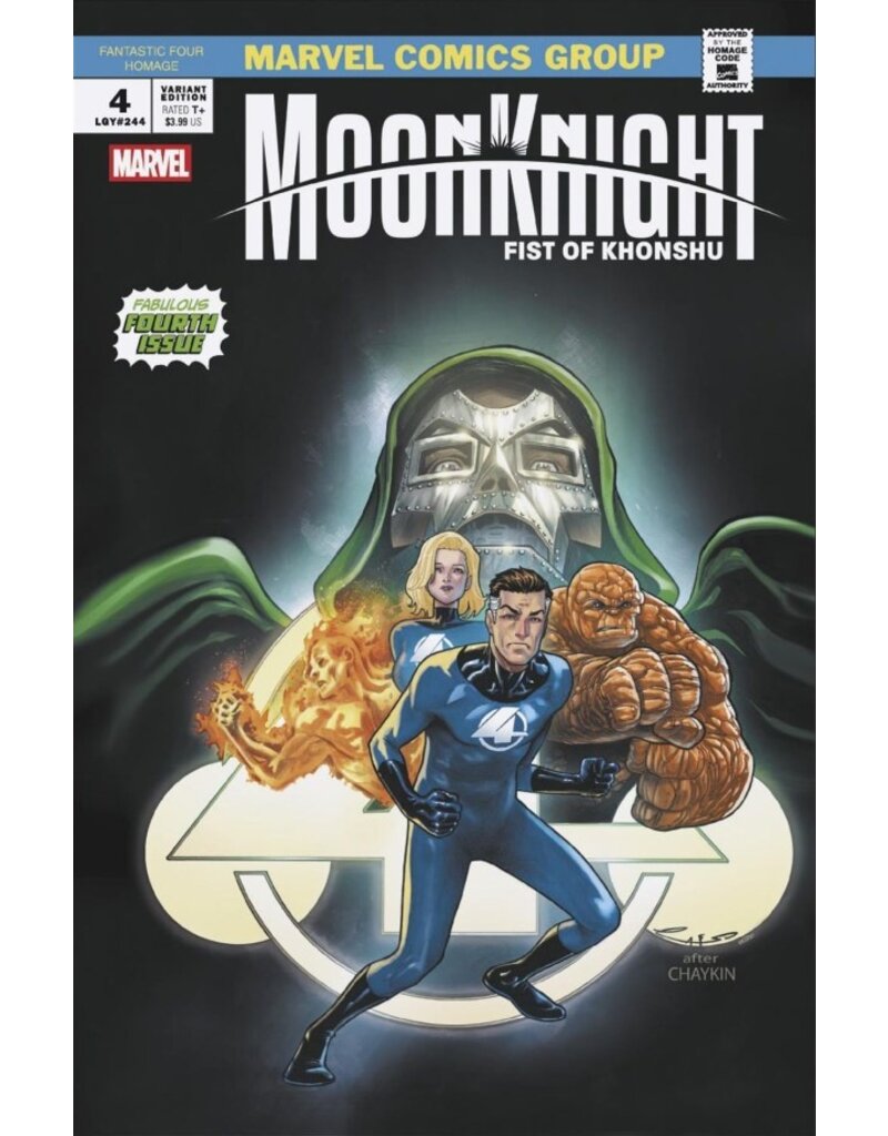 Marvel Comics Moon Knight: Fist of Khonshu #4 Emilio Laiso Fantastic Four Homage Variant