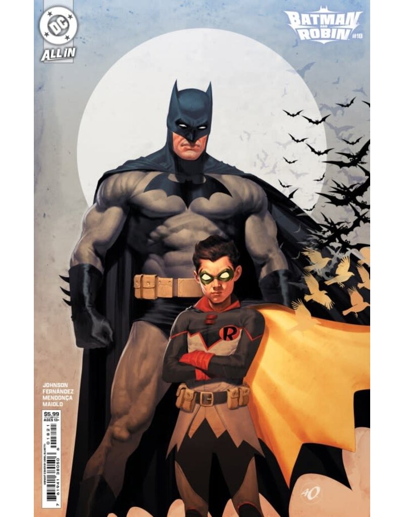 DC COMICS Batman and Robin #18 Cover B Ariel Olivetti Card Stock Variant