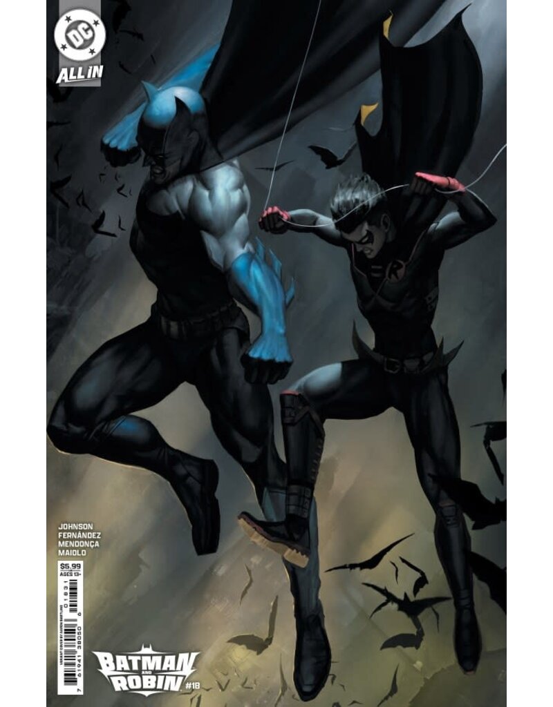 DC COMICS Batman and Robin #18 Cover C Aaron Bartling Card Stock Variant