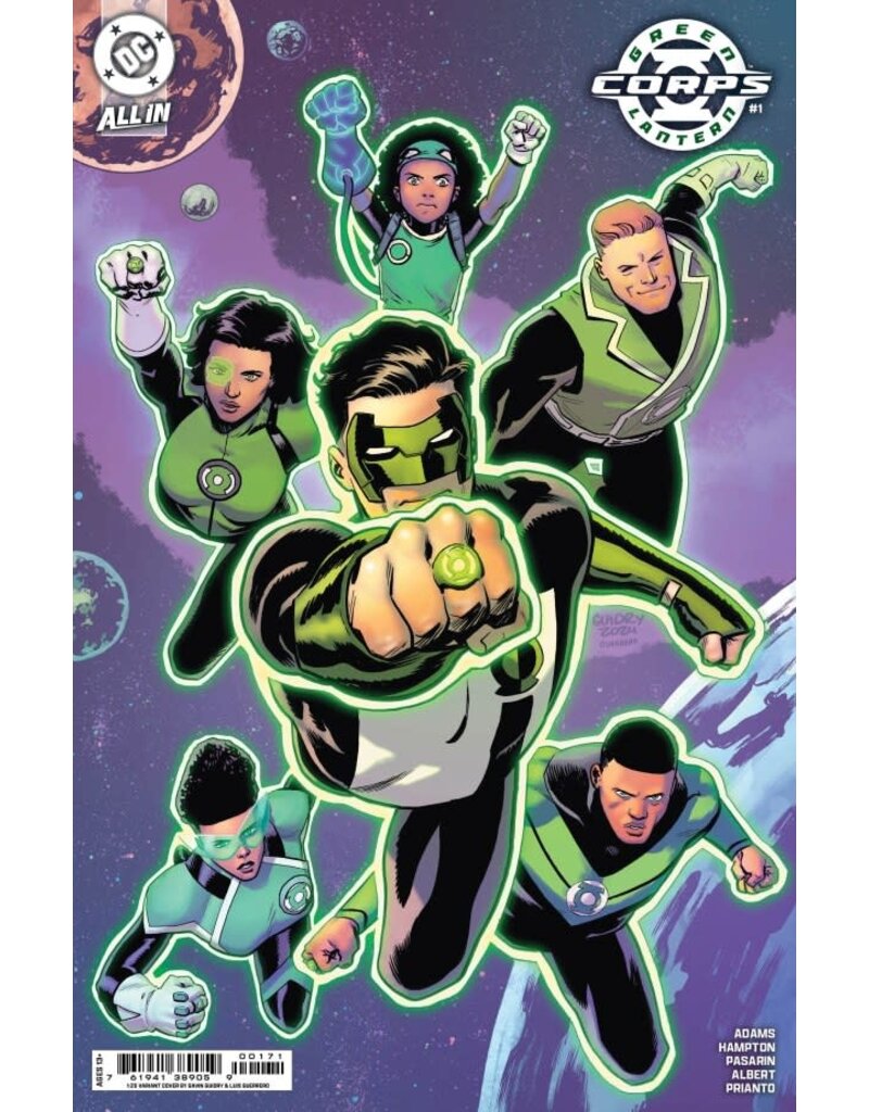 DC COMICS Green Lantern Corps #1 Cover G 1:25 Gavin Guidry Card Stock Variant