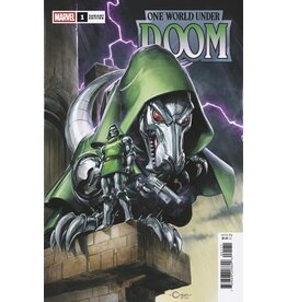 Marvel Comics One World Under Doom #1 Clayton Crain Doomasaur Variant