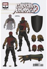 Marvel Comics Sam Wilson: Captain America #2 1:10 Taurin Clarke Design Variant