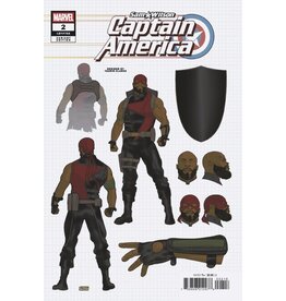 Marvel Comics Sam Wilson: Captain America #2 1:10 Taurin Clarke Design Variant