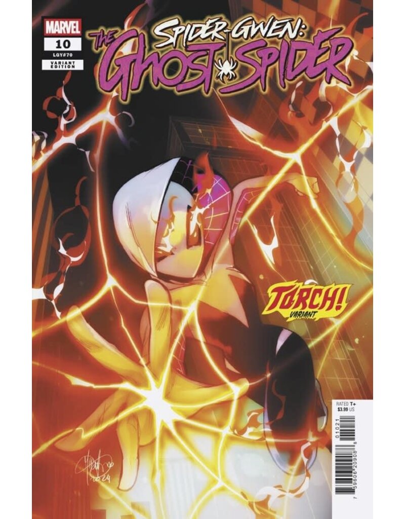 Marvel Comics Spider-Gwen: The Ghost-Spider #10 Mirka Andolfo Torch! Variant