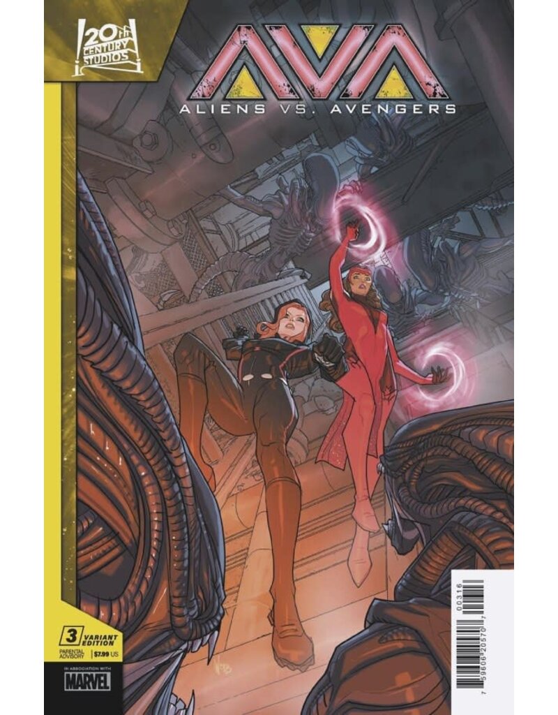 Marvel Comics Aliens vs. Avengers #3 1:25 Pete Woods Variant