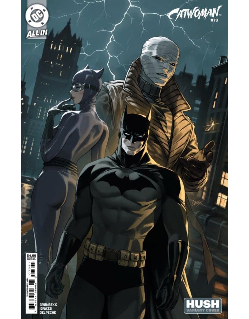 DC COMICS Catwoman #73 Cover D Lesley 'Leirix' Li Hush Variant