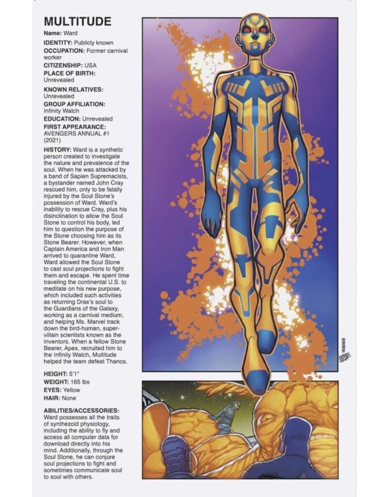 Marvel Comics The Infinity Watch #2 David Baldeón Handbook Homage Variant