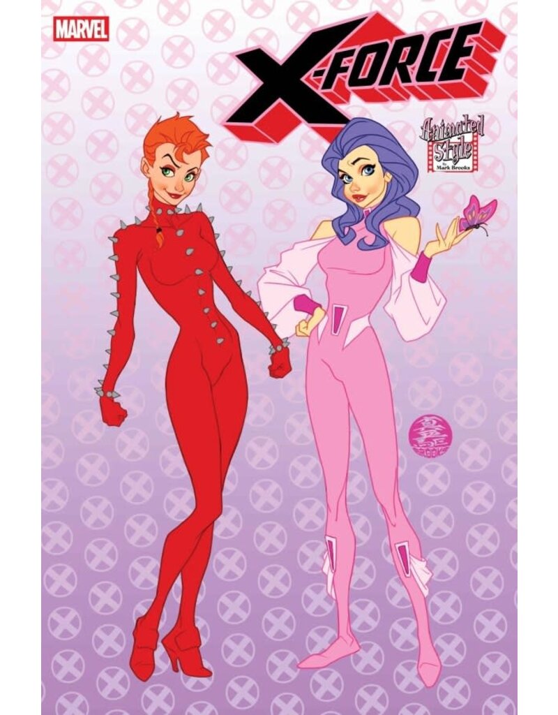 Marvel Comics X-Force #8 Mark Brooks Animated-Style Variant