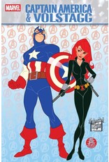 Marvel Comics Captain America & Volstagg #1 Mark Brooks Animated-Style Variant