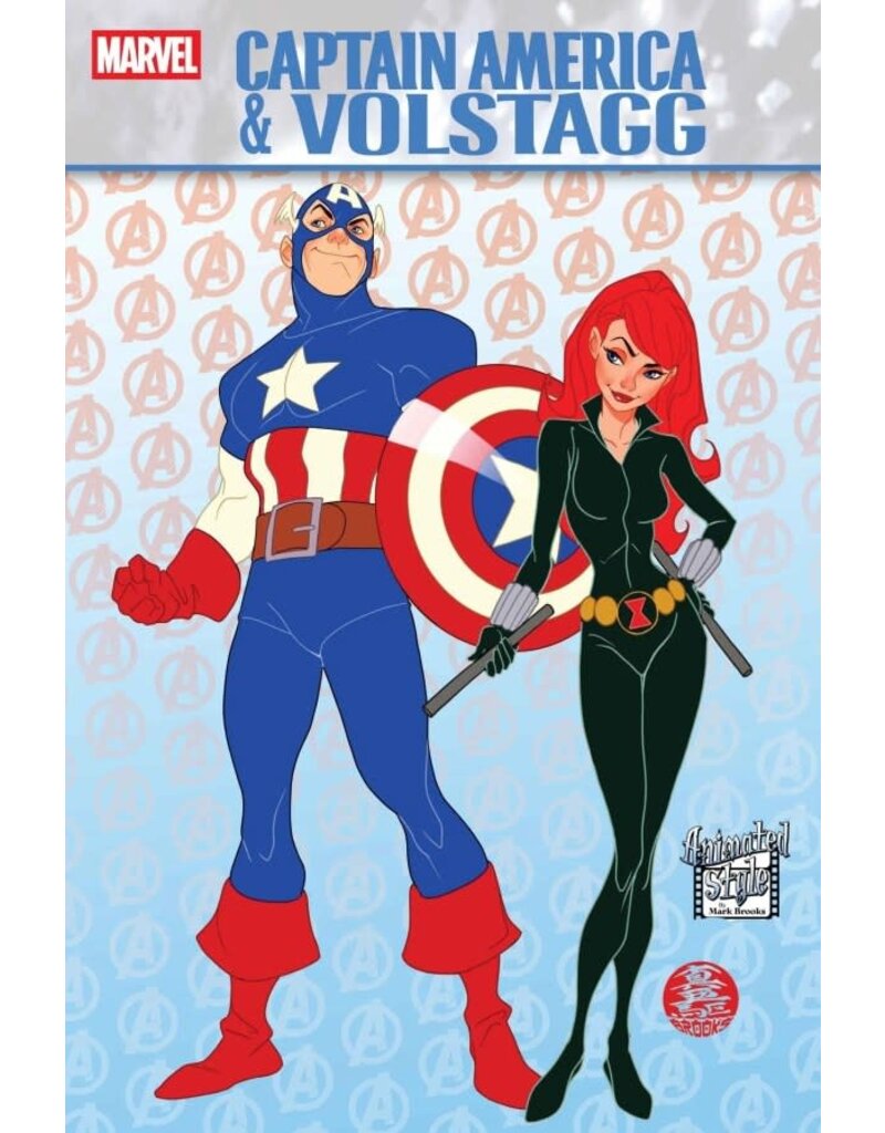 Marvel Comics Captain America & Volstagg #1 Mark Brooks Animated-Style Variant