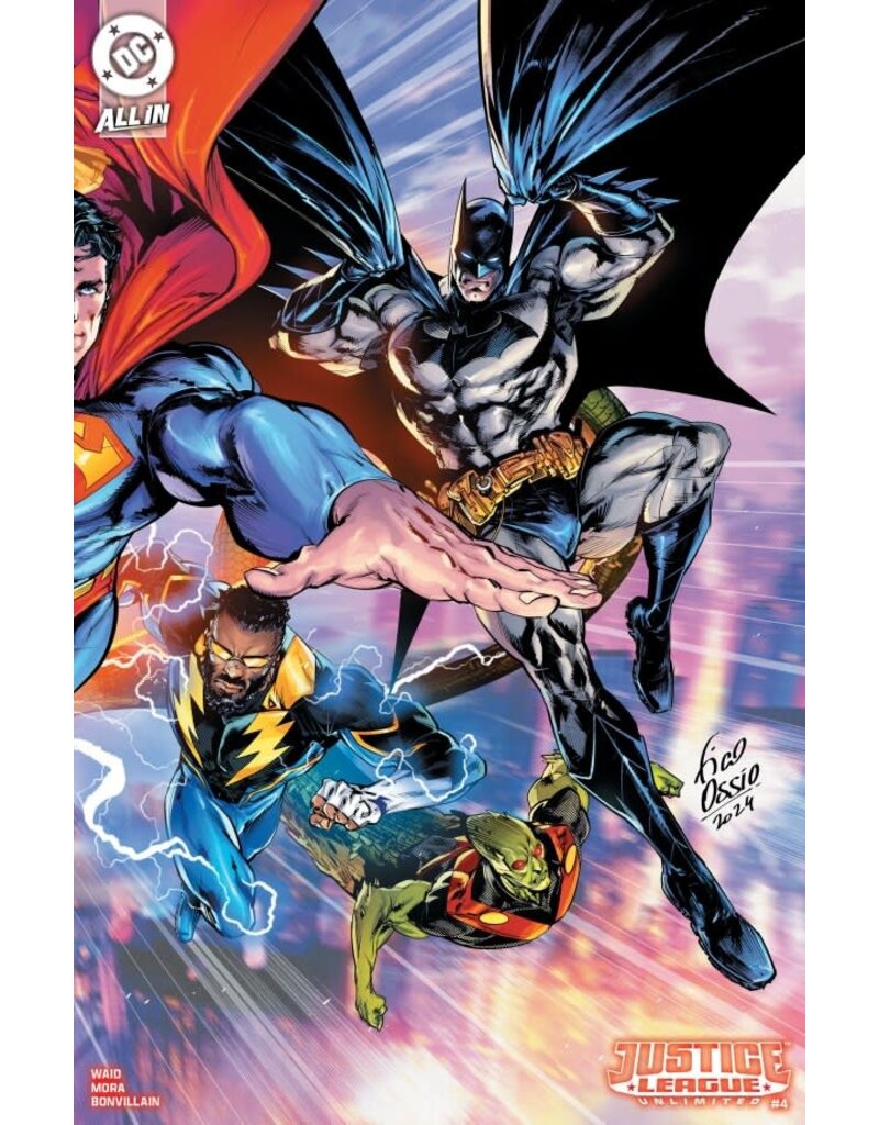 DC COMICS Justice League Unlimited #4 Cover F 1:25 Fico Ossio Wraparound Variant