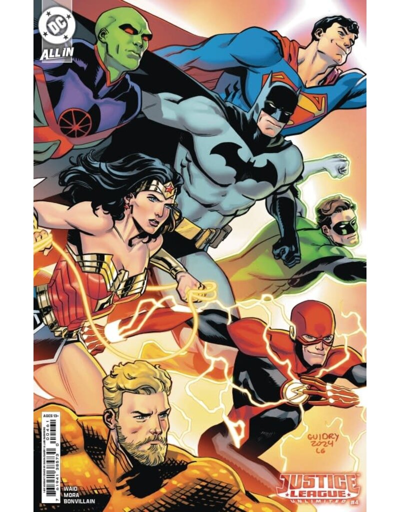 DC COMICS Justice League Unlimited #4 Cover G 1:50 Gavin Guidry Variant