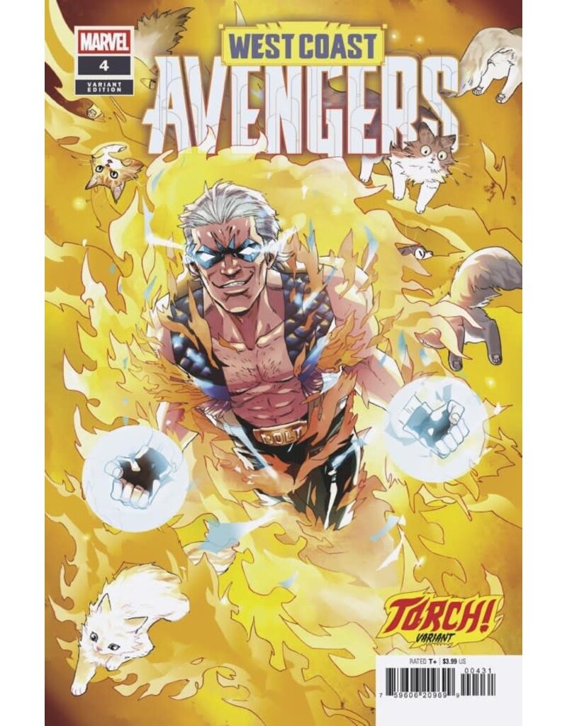 Marvel Comics West Coast Avengers #4 Nao Fuji Torch! Variant