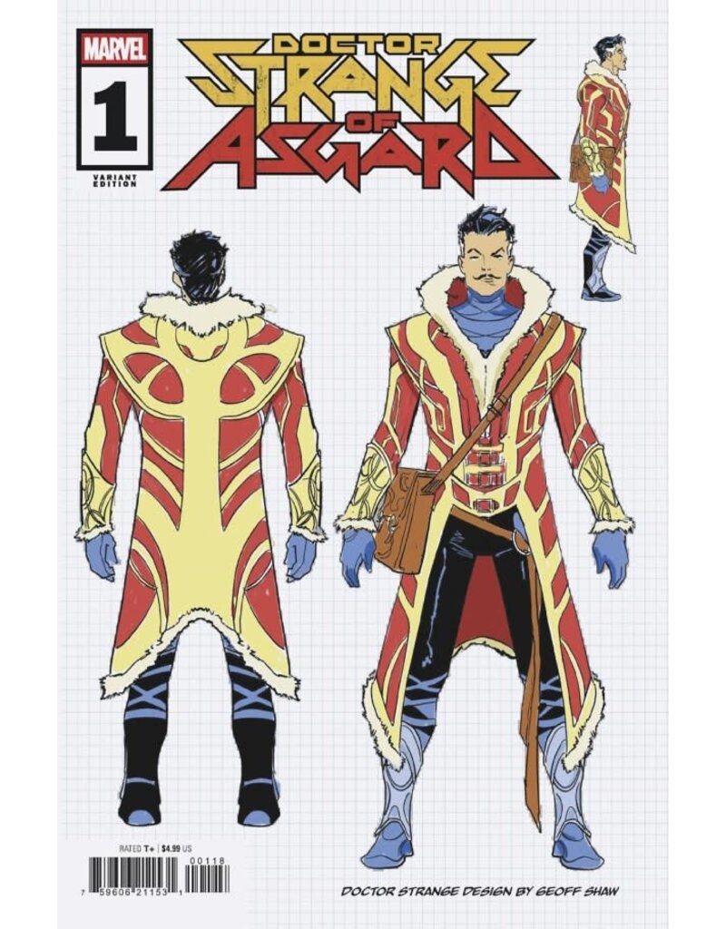 Marvel Comics Doctor Strange of Asgard #1 1:10 Geoff Shaw Design Variant