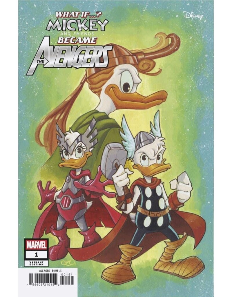 Marvel Comics Marvel & Disney: What If...? Mickey & Friends Became the Avengers #1 Chrissie Zullo Uminga Variant