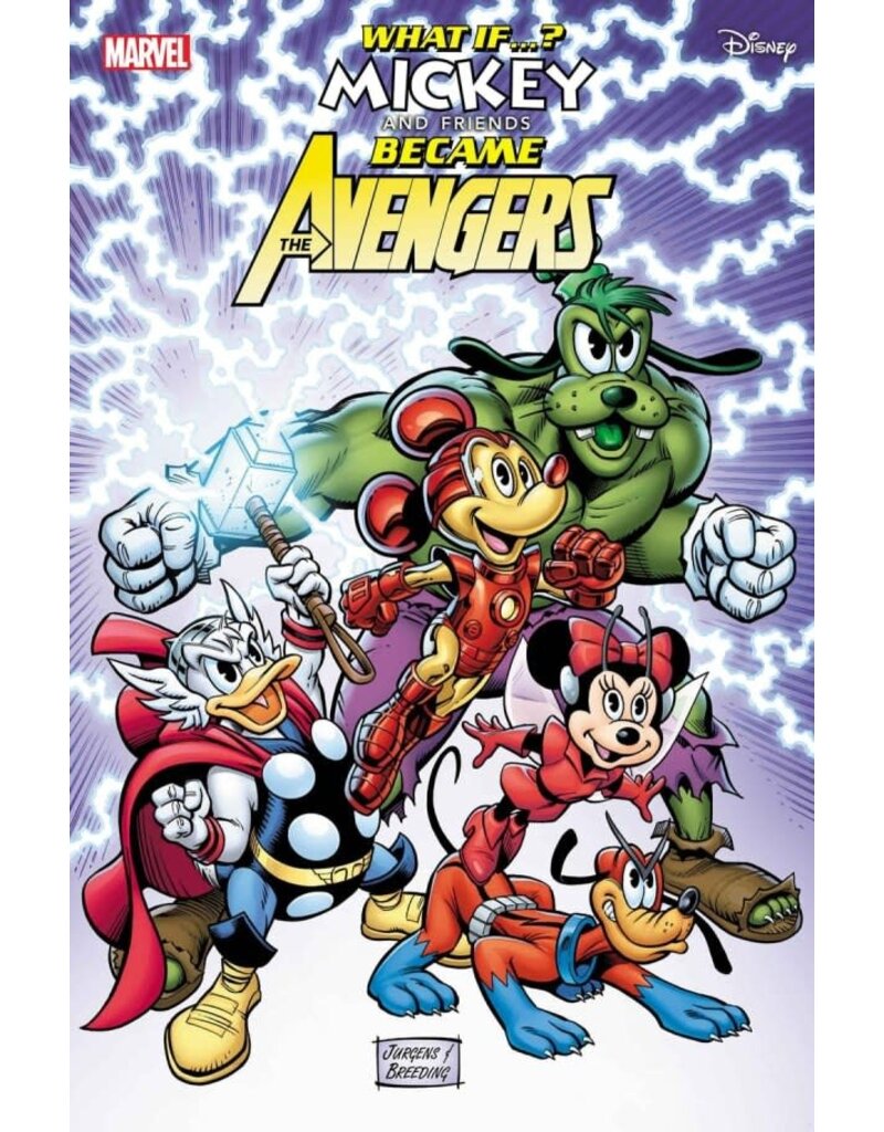 Marvel Comics Marvel & Disney: What If...? Mickey & Friends Became the Avengers #1 Dan Jurgens Variant