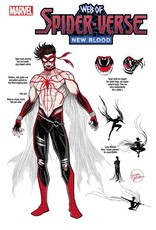 Marvel Comics Web of Spider-Verse: New Blood #1 1:10 Luciano Vecchio Design Variant