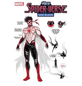 Marvel Comics Web of Spider-Verse: New Blood #1 1:10 Luciano Vecchio Design Variant