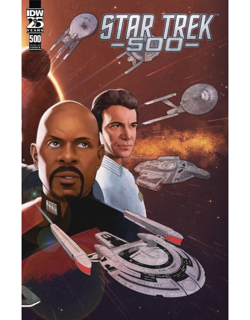IDW-PRH Star Trek #500 Cover B Jake Bartok Wraparound Variant