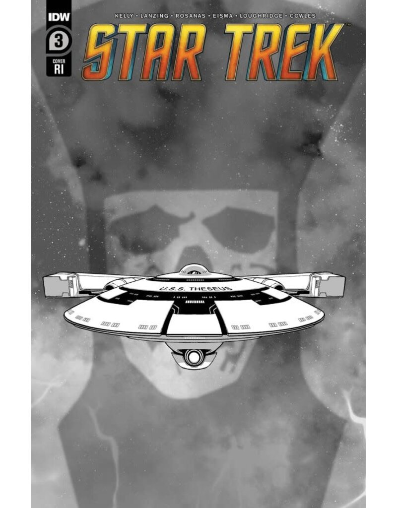 IDW Star Trek #3 1:10 Ramón Rosanas Black & White Variant