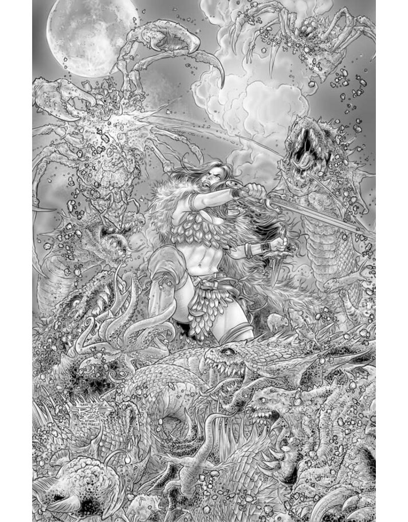 Ahoy Comics Babs #6 Juan José Ryp Black & White Virgin Variant