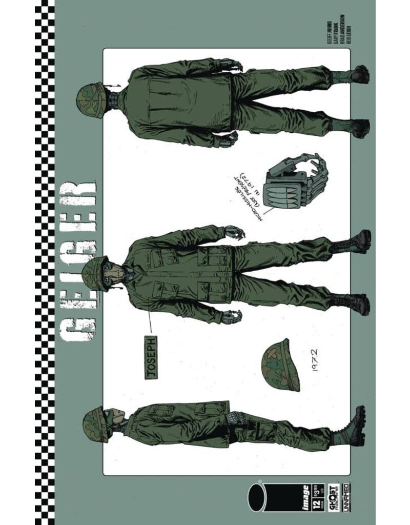 IMAGE COMICS Geiger #12 Cover C Gary Frank Design Wraparound Variant