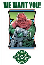 DC COMICS Green Lantern Corps #2 Cover E Fernando Pasarin Recruitment Poster Acetate Virgin Variant