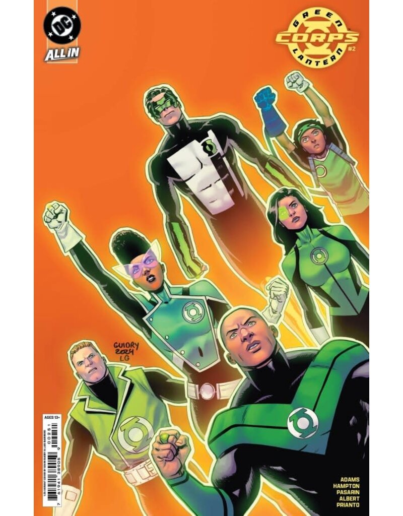DC COMICS Green Lantern Corps #2 Cover F 1:25 Gavin Guidry Variant