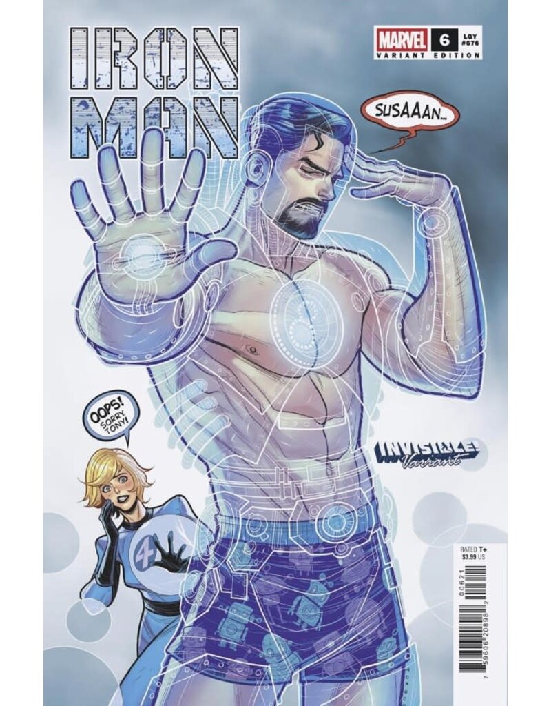 Marvel Comics Iron Man #6 Elizabeth Torque Invisible! Variant