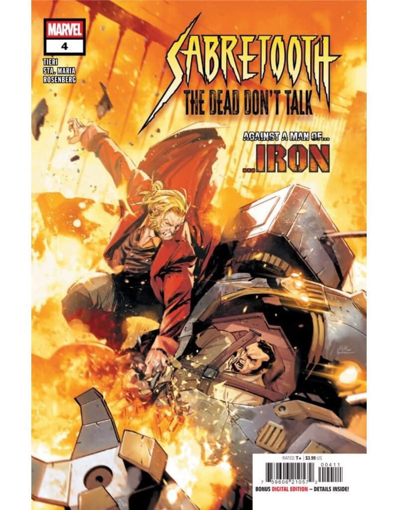 Marvel Comics Sabretooth: The Dead Don't Talk #4