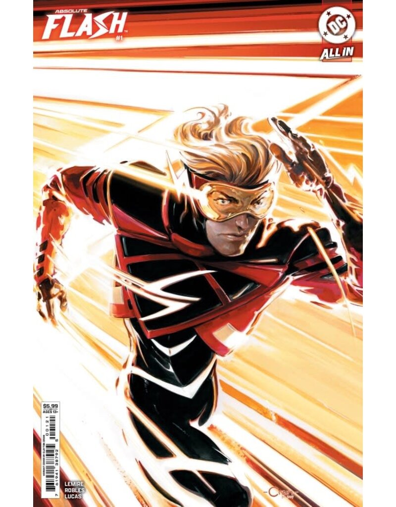 DC COMICS Absolute Flash #1 Cover B Clayton Crain Variant