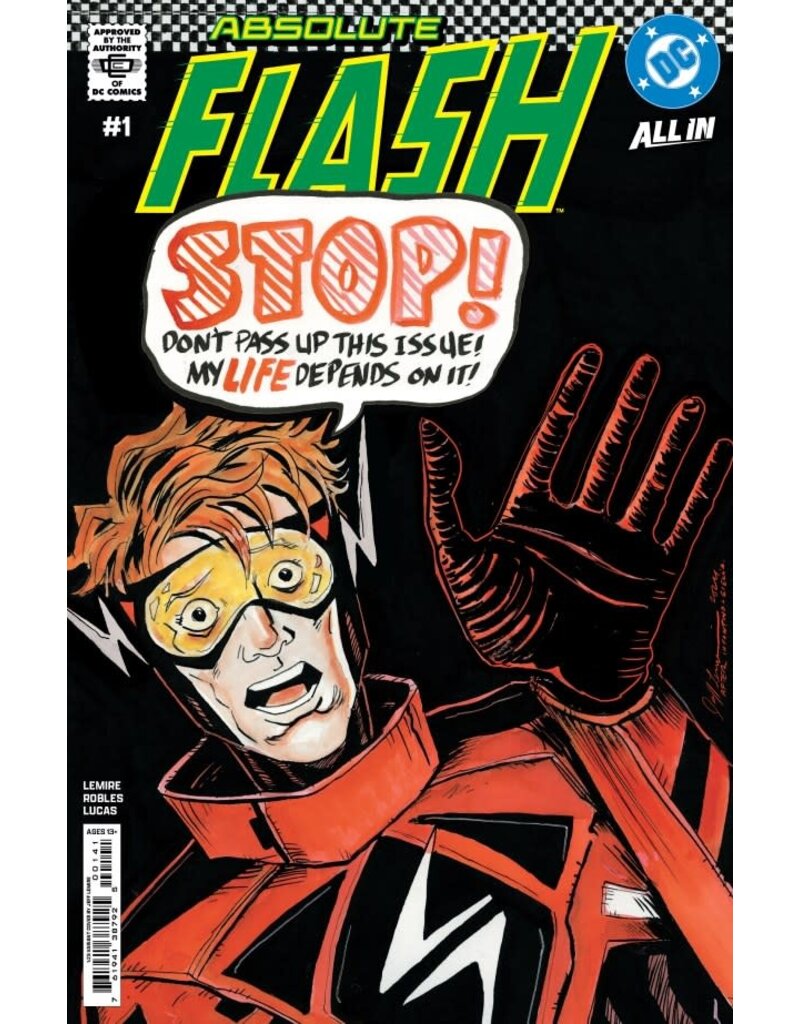 DC COMICS Absolute Flash #1 Cover I 1:25 Jeff Lemire Variant