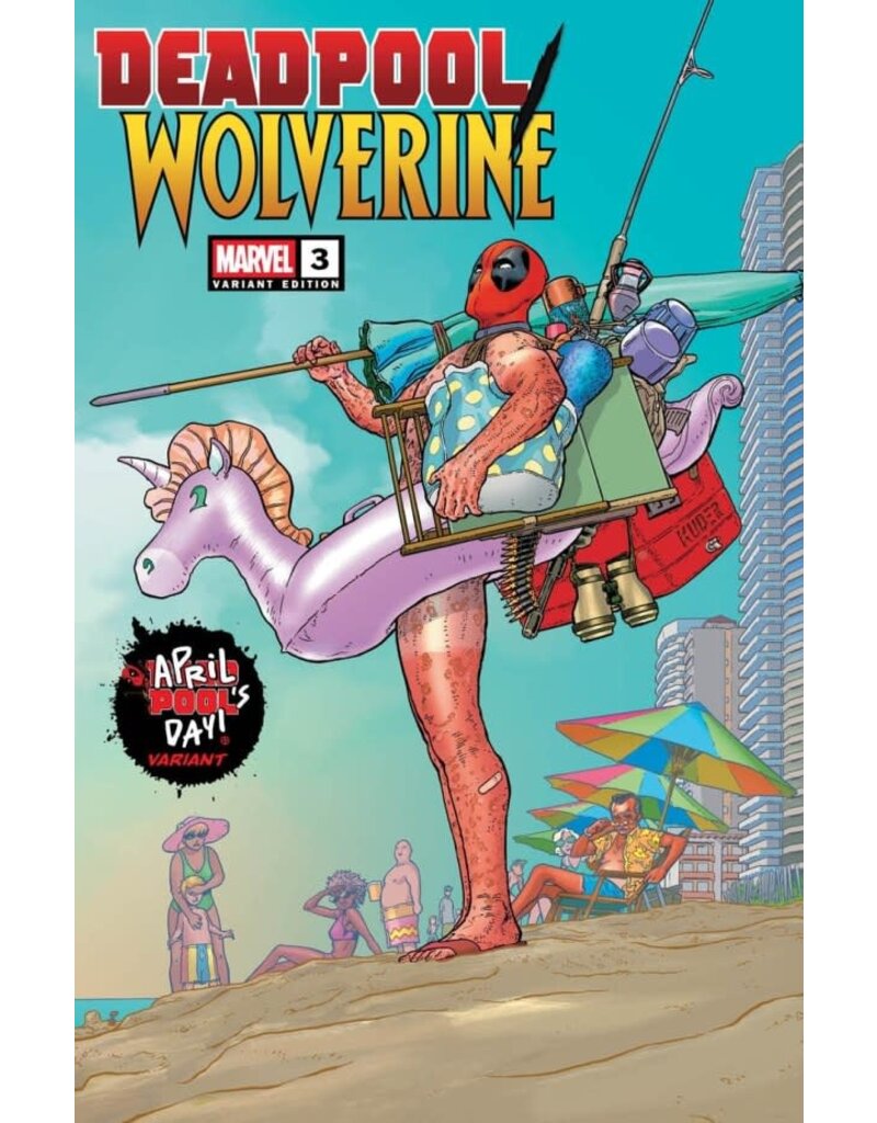 Marvel Comics Deadpool / Wolverine #3 Aaron Kuder April Pool's Day Variant